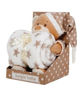 Dudú con perrito para bebe en pack regalo 2 modelos surtidos