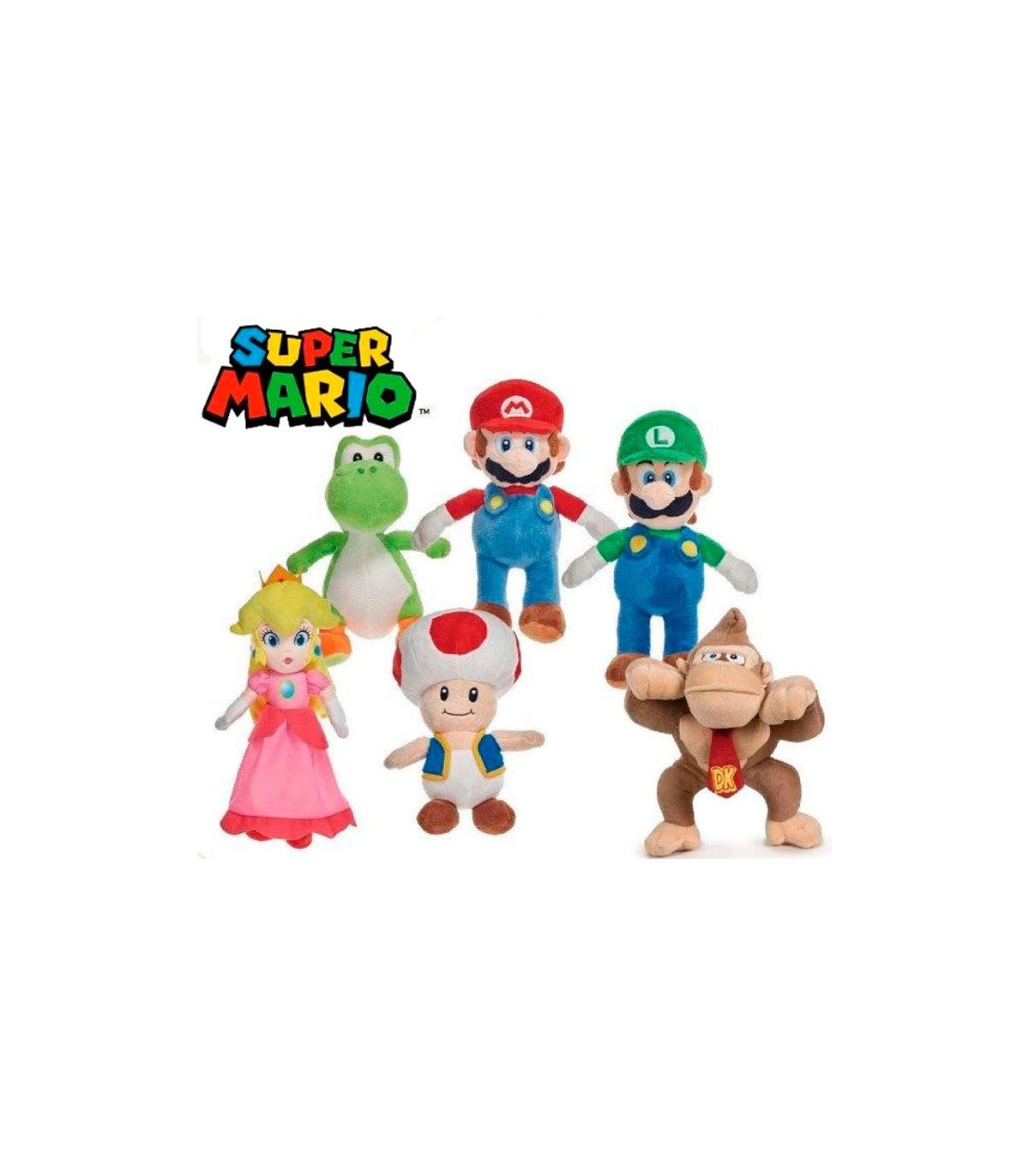 Peluches de Mario Bros y todos los personajes 🚚 Envío gratis 24h!