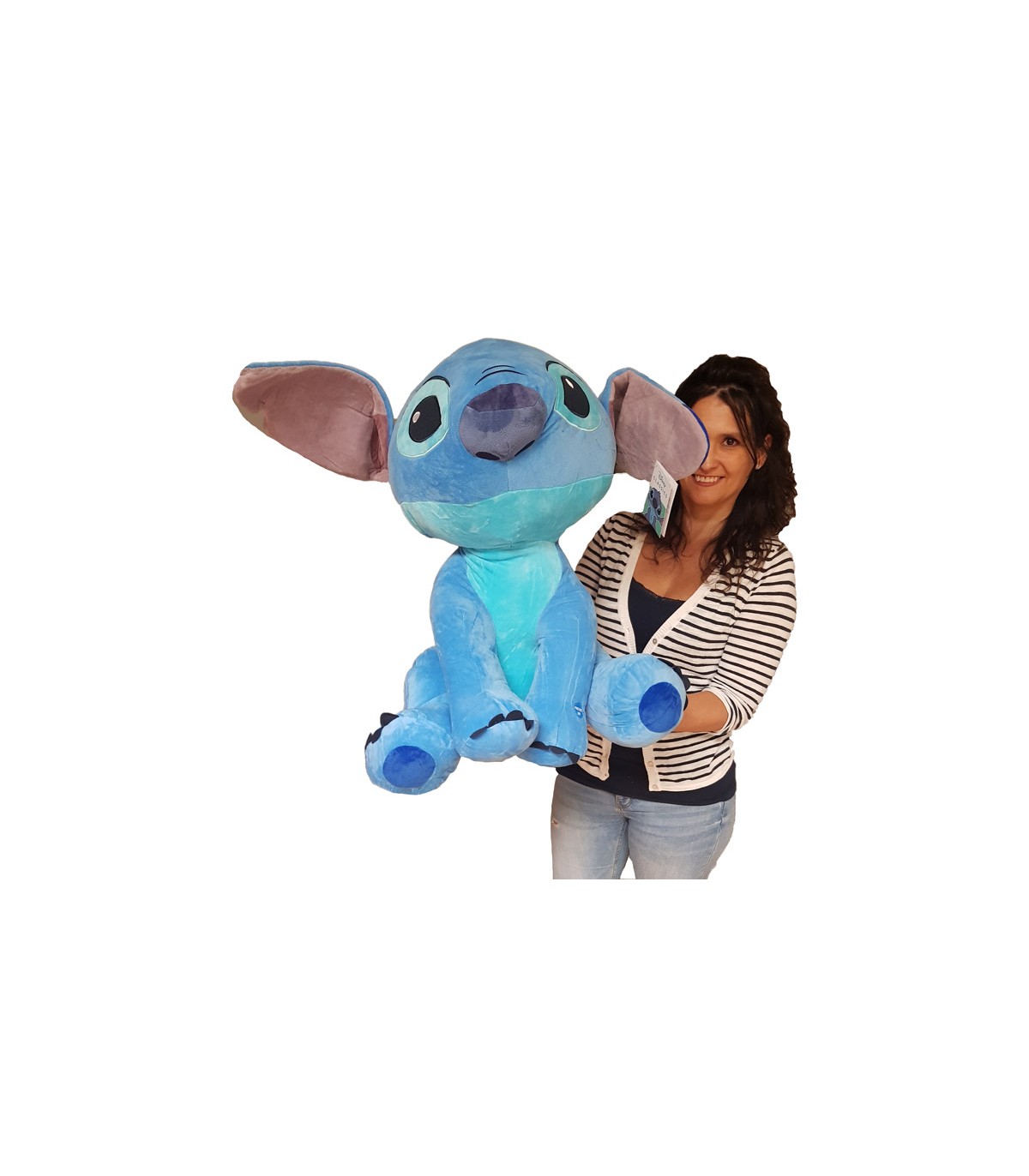 Mochila Stitch Peluche Sentado 15 Oficial Original Disney