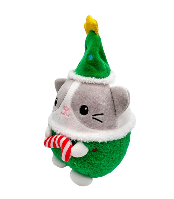 peluche kawaii gato navideño